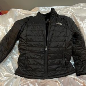 North Face black reversible jacket women's M 🌸